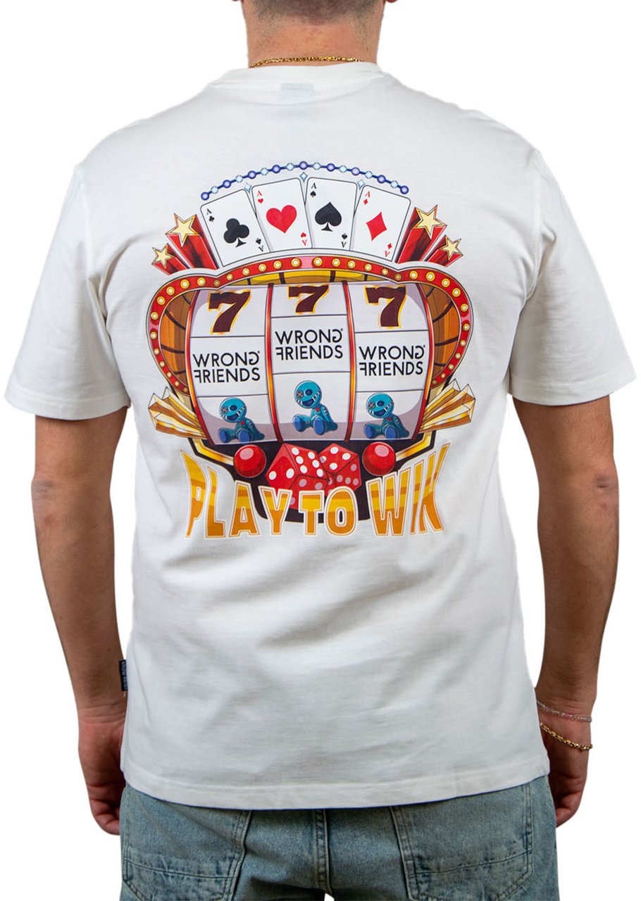 Wrong Friends LAS VEGAS Sloan T-Shirt Beige