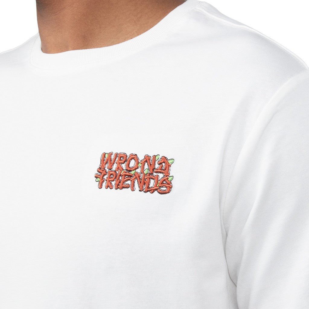 Wrong Friends EDEN ROC T-SHIRT - COCONUT WHITE Wit
