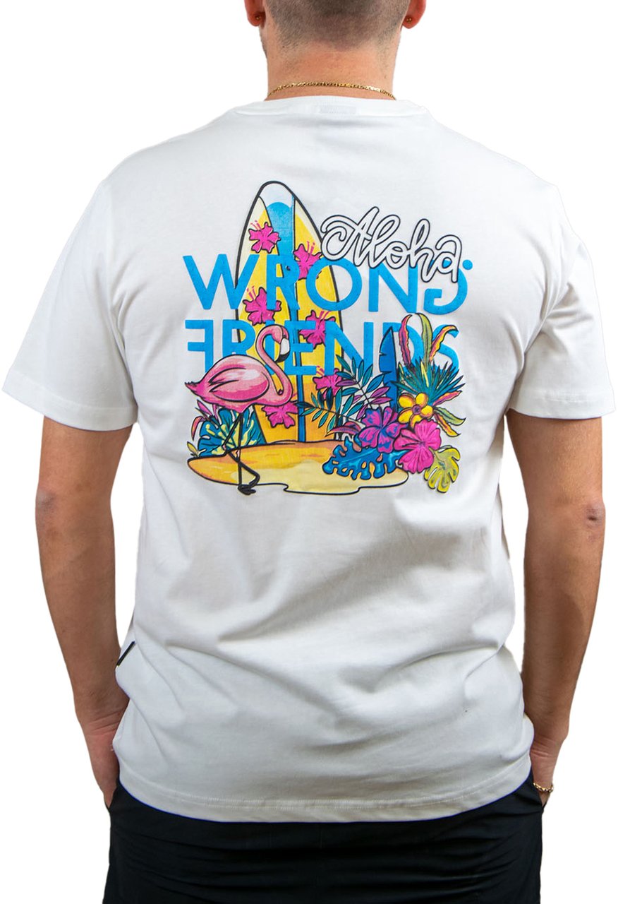 Wrong Friends HAWAI Aloha T-Shirt Beige