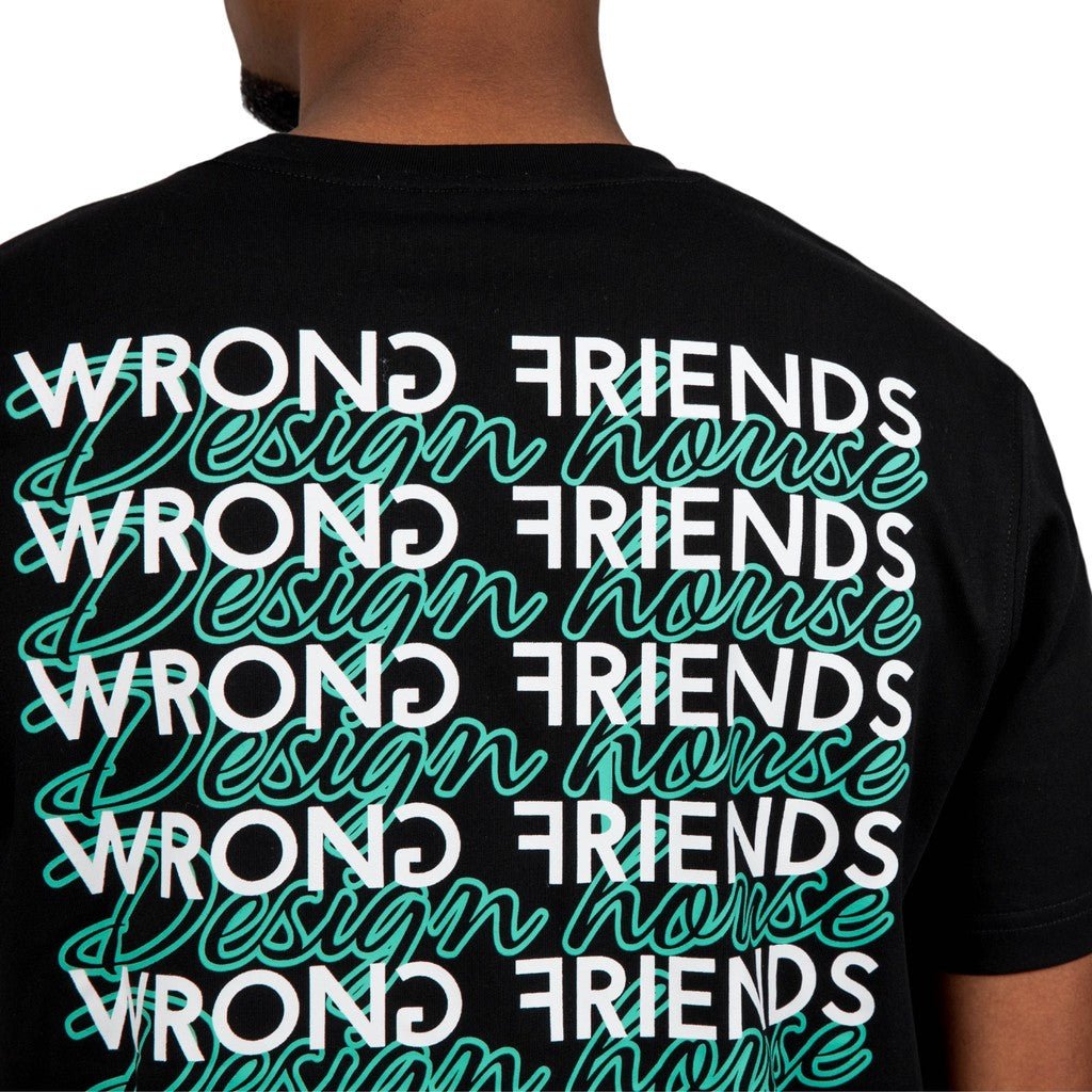 Wrong Friends HERRERO T-SHIRT - BLACK Zwart