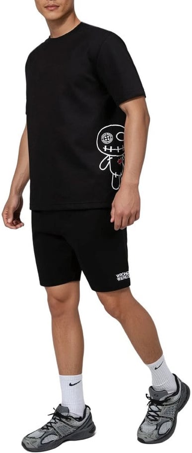 Wrong Friends TORNOS T-SHIRT - BLACK Zwart