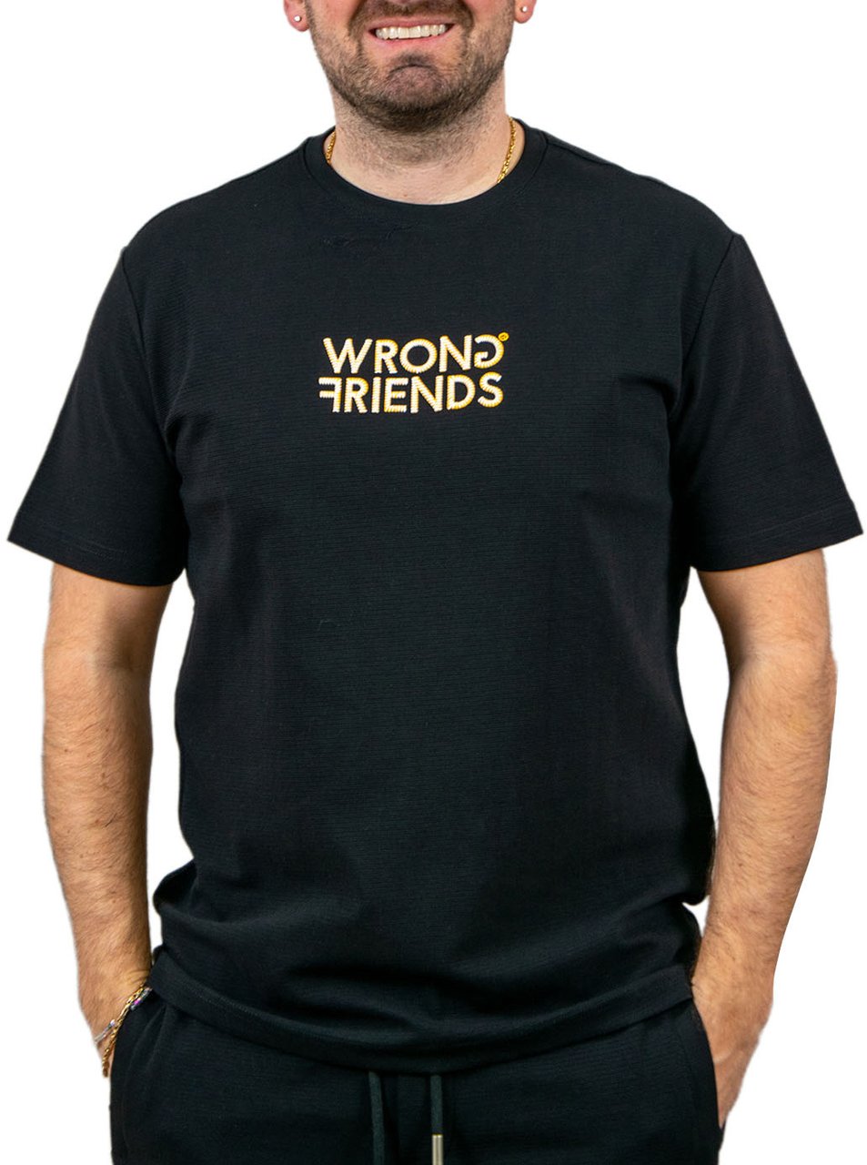 Wrong Friends Othello T-Shirt Zwart