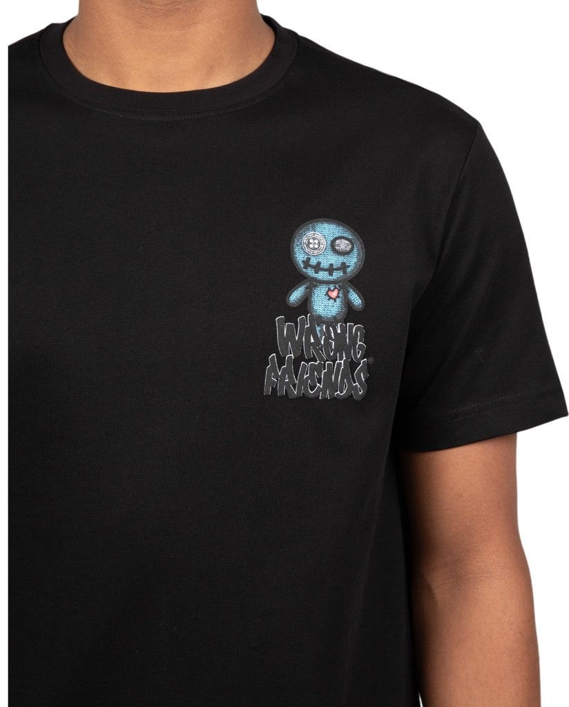 Wrong Friends MAUPIN T-SHIRT - BLACK Zwart