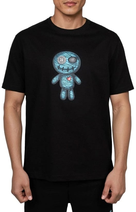 Wrong Friends ASTORIA T-SHIRT - BLACK Zwart