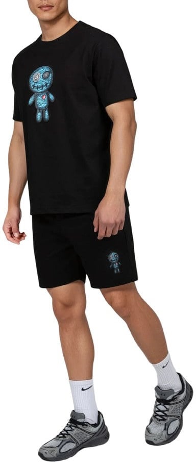 Wrong Friends ASTORIA T-SHIRT - BLACK Zwart