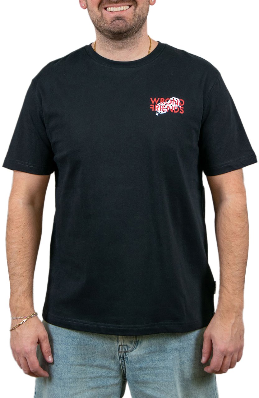 Wrong Friends LAS VEGAS Desert Hills T-Shirt Zwart