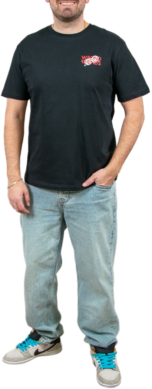 Wrong Friends LAS VEGAS Desert Hills T-Shirt Zwart