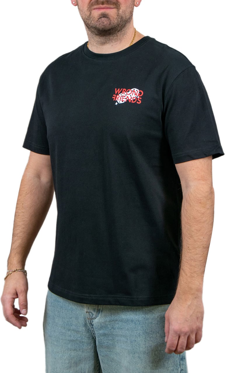 Wrong Friends LAS VEGAS Desert Hills T-Shirt Zwart