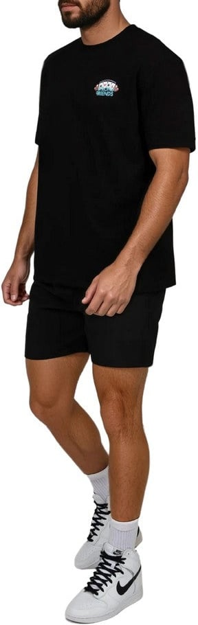 Wrong Friends SLOAN T-SHIRT - BLACK Zwart
