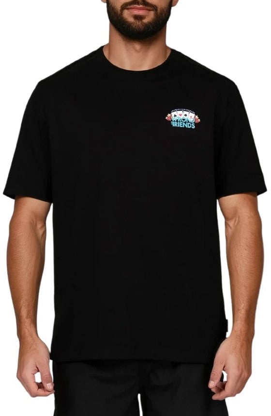 Wrong Friends SLOAN T-SHIRT - BLACK Zwart