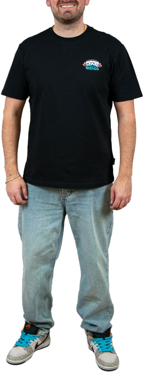Wrong Friends LAS VEGAS Sloan T-Shirt Zwart