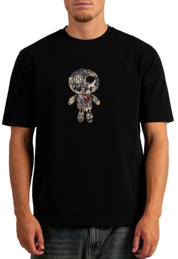 Wrong Friends ENNIS T-SHIRT - BLACK Zwart