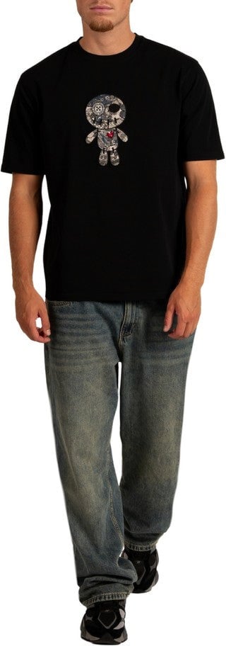 Wrong Friends ENNIS T-SHIRT - BLACK Zwart