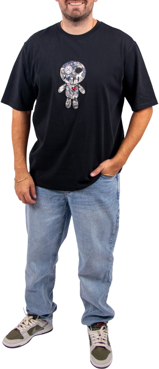 Wrong Friends Wrong Friends Ennis T-Shirt Relaxed Fit Zwart