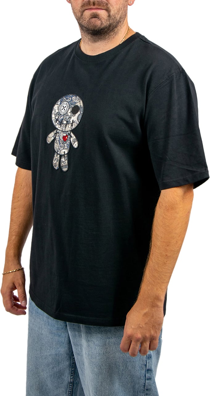 Wrong Friends Ennis T-Shirt Relaxed Fit Zwart