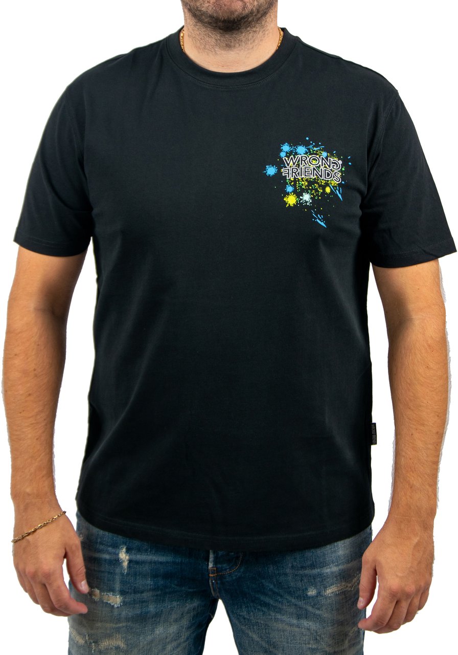 Wrong Friends Wrong Friends Hays T-Shirt Regular Fit Zwart