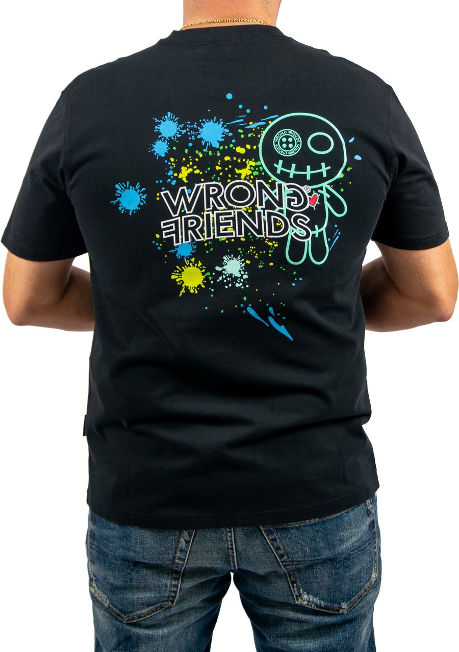 Wrong Friends Hays T-Shirt Regular Fit Zwart