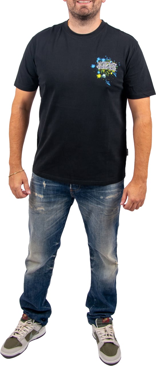 Wrong Friends Hays T-Shirt Regular Fit Zwart