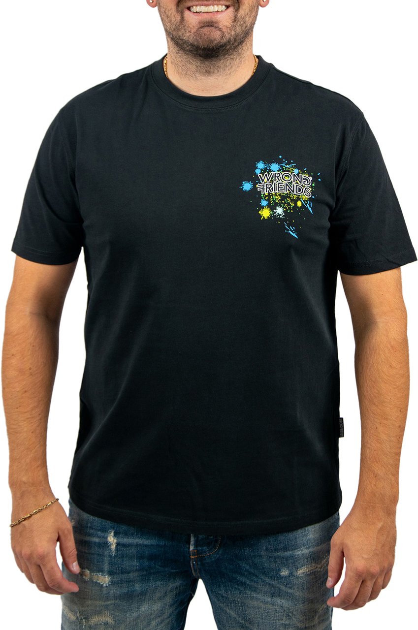 Wrong Friends Hays T-Shirt Regular Fit Zwart