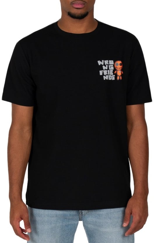 Wrong Friends ONTARIO T-SHIRT - BLACK Zwart