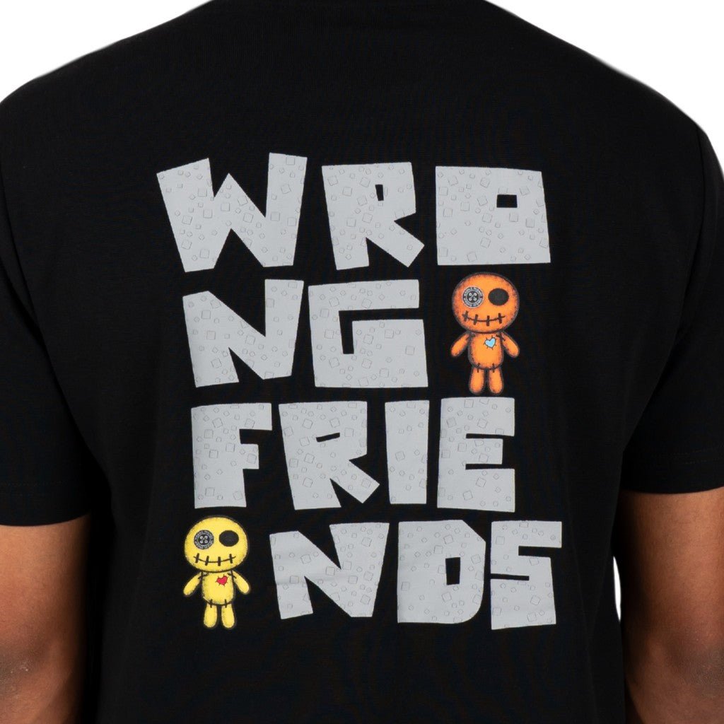 Wrong Friends ONTARIO T-SHIRT - BLACK Zwart