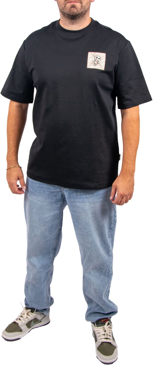 Wrong Friends Wrong Friends Rio Bravo T-Shirt Relaxed Fit Zwart