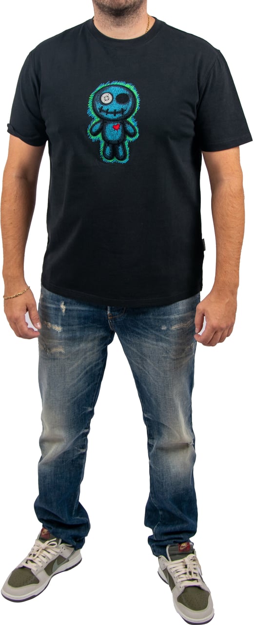 Wrong Friends Wrong Friends Williams T-Shirt Regular Fit Zwart