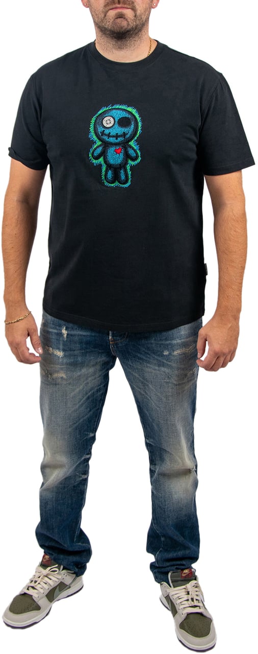 Wrong Friends Williams T-Shirt Regular Fit Zwart