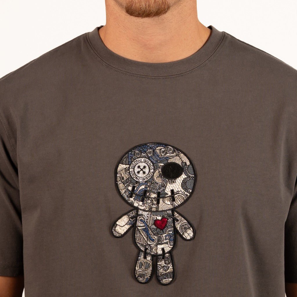 Wrong Friends ENNIS T-SHIRT - GREY Grijs