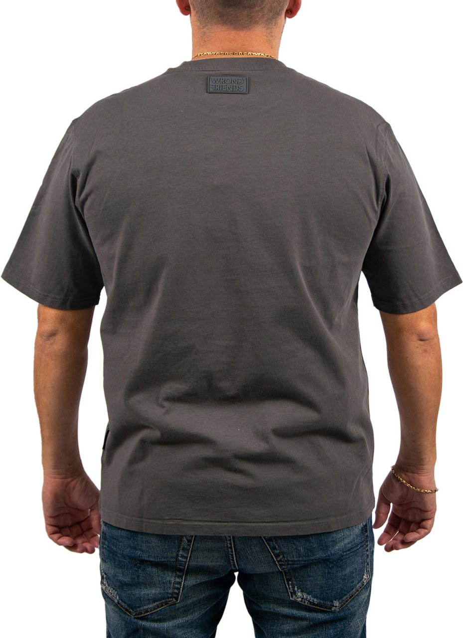 Wrong Friends Ennis T-Shirt Relaxed Fit Grijs