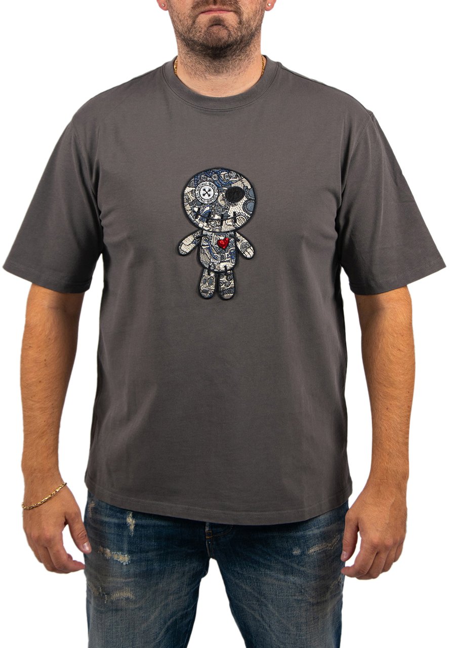 Wrong Friends Ennis T-Shirt Relaxed Fit Grijs