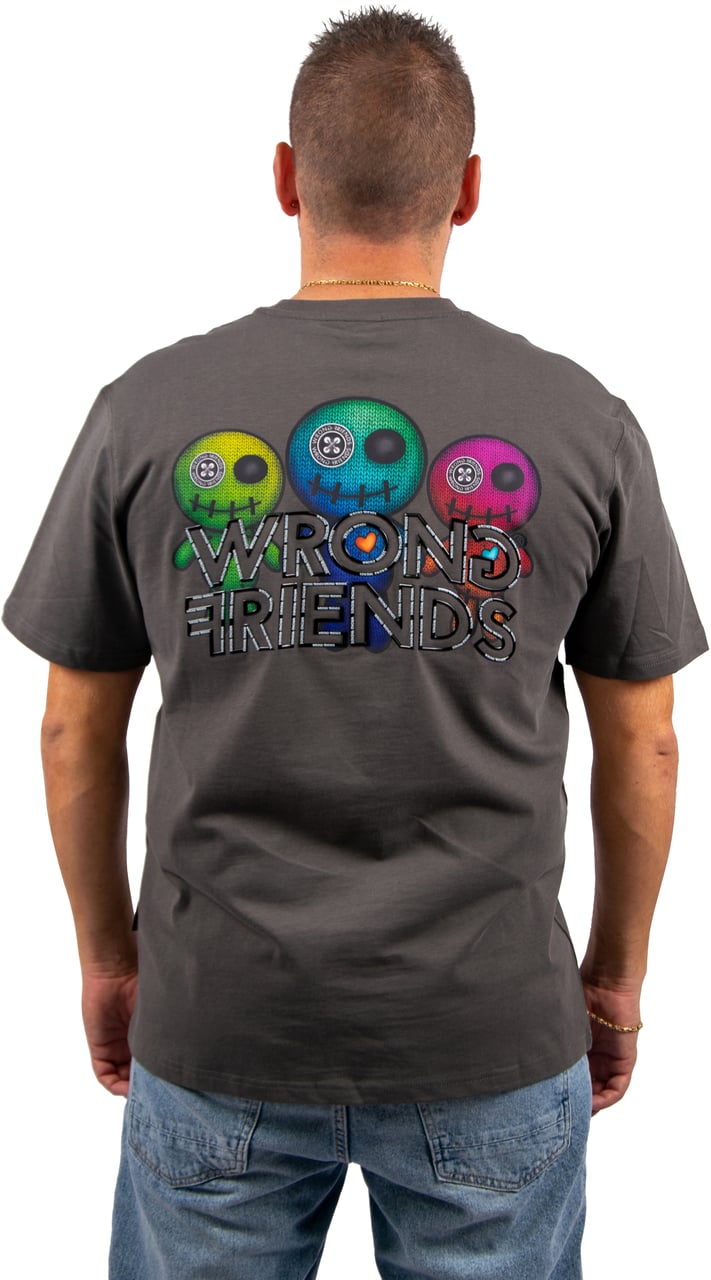 Wrong Friends Wrong Friends Walden T-Shirt Regular Fit Grijs