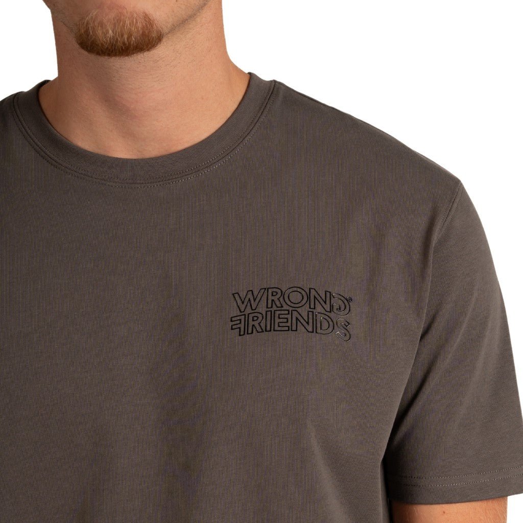 Wrong Friends WALDEN T-SHIRT - GREY Grijs