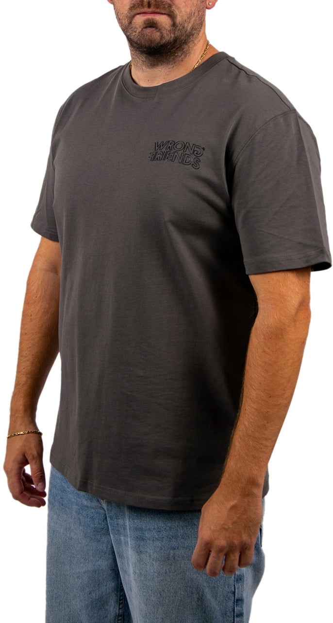 Wrong Friends Walden T-Shirt Regular Fit Grijs