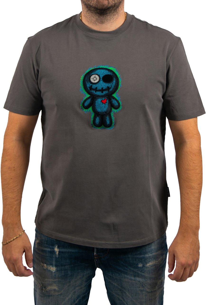 Wrong Friends Wrong Friends Williams T-Shirt Regular Fit Grijs