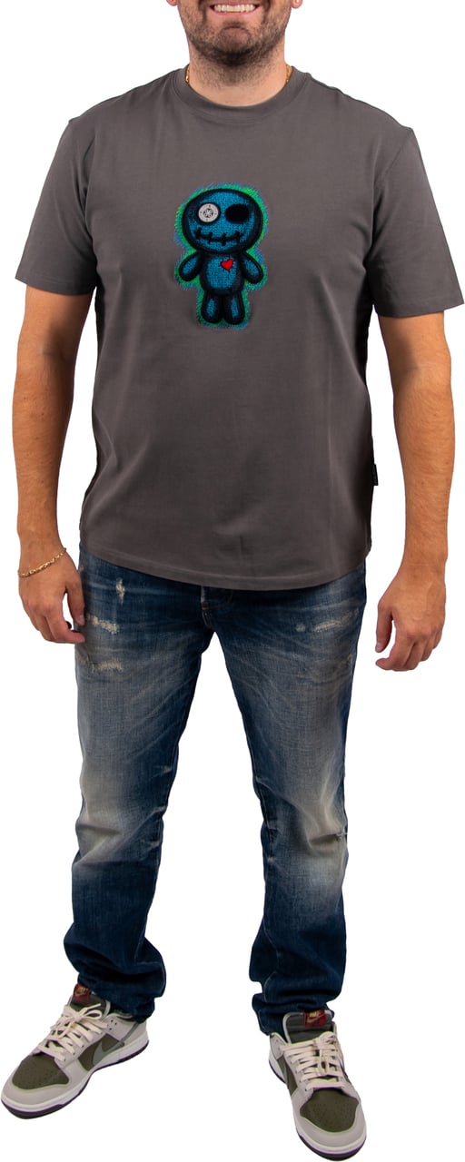 Wrong Friends Williams T-Shirt Regular Fit Grijs