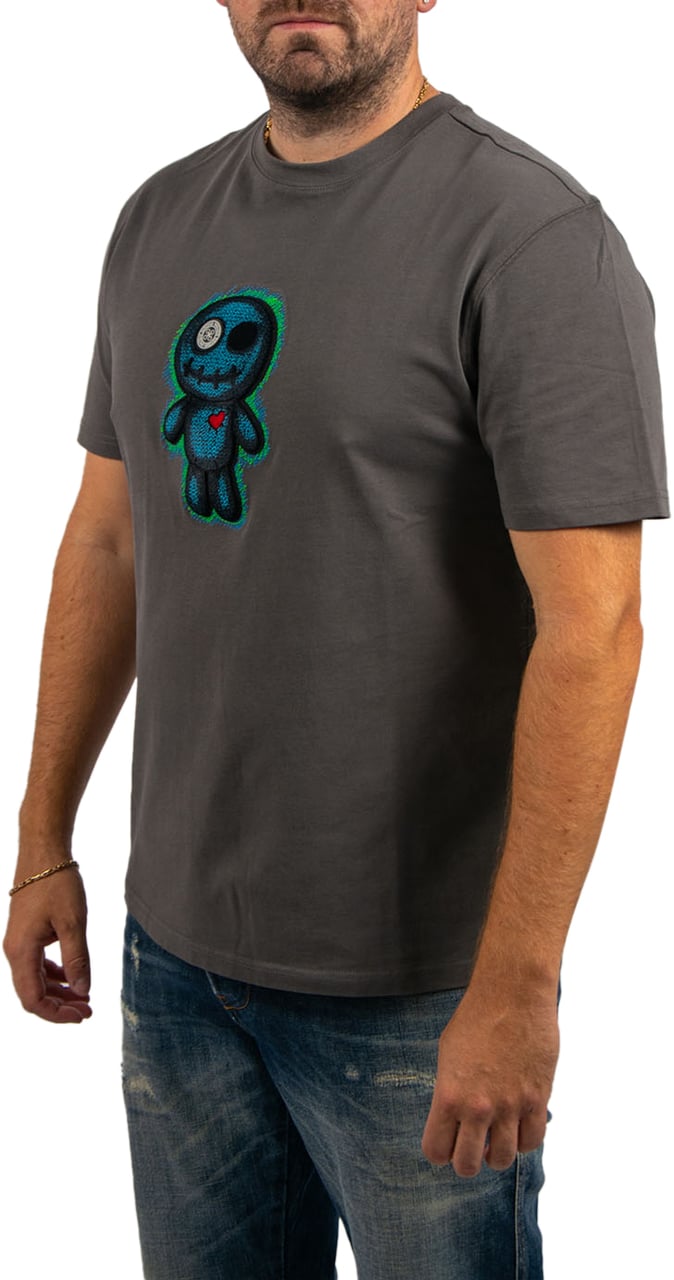 Wrong Friends Wrong Friends Williams T-Shirt Regular Fit Grijs