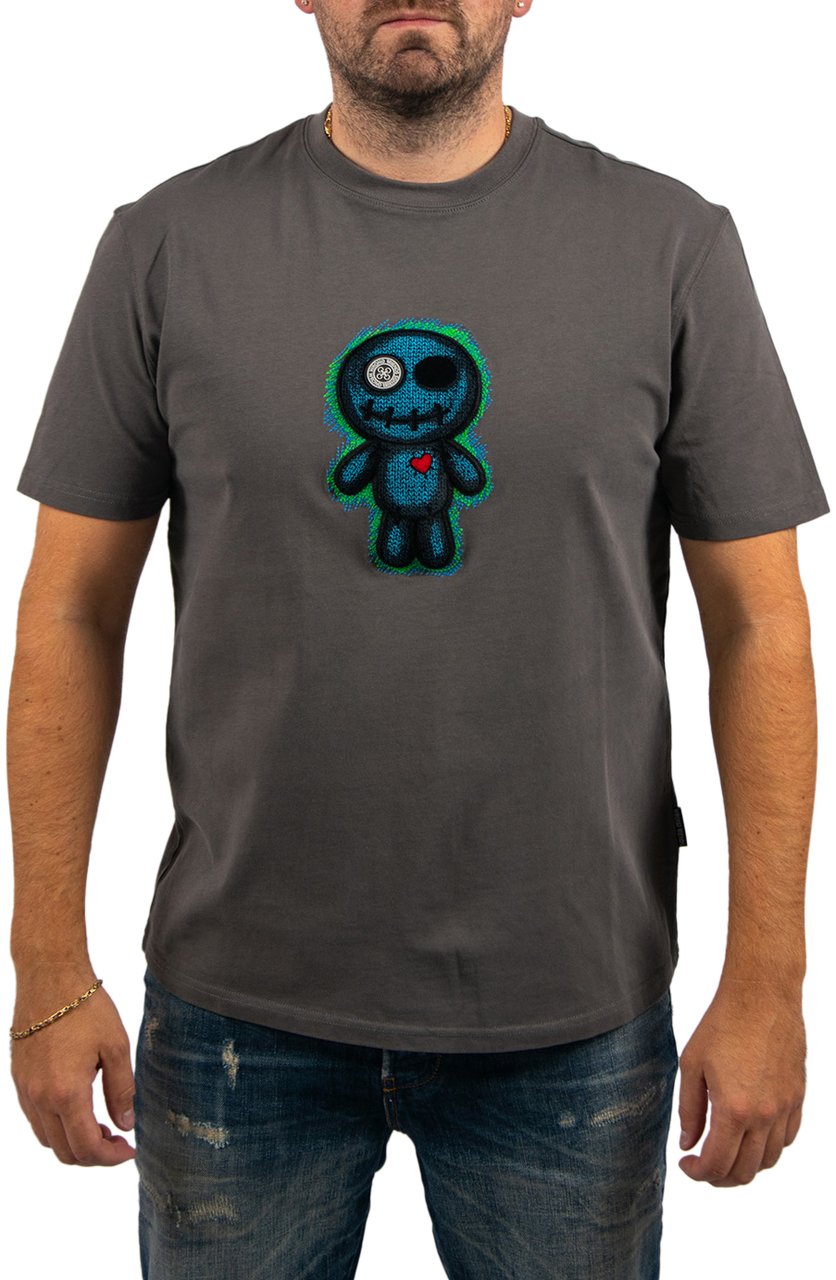 Wrong Friends Wrong Friends Williams T-Shirt Regular Fit Grijs