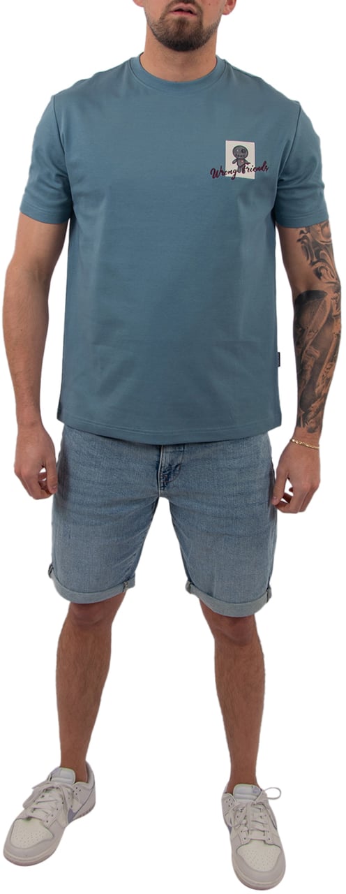 Wrong Friends Baltimore T-Shirt Blauw