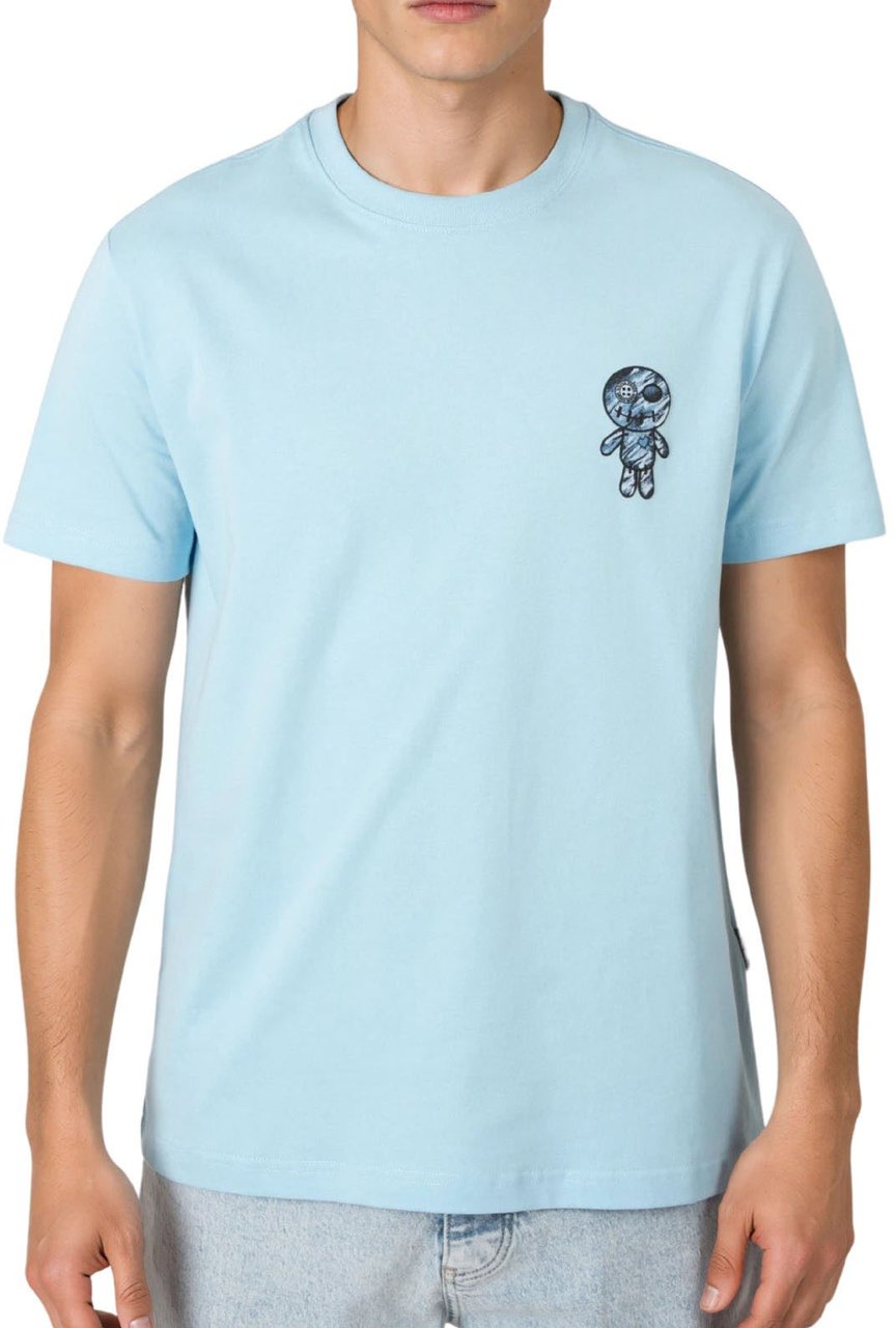Wrong Friends CABRI T-SHIRT - LIGHT BLUE Blauw