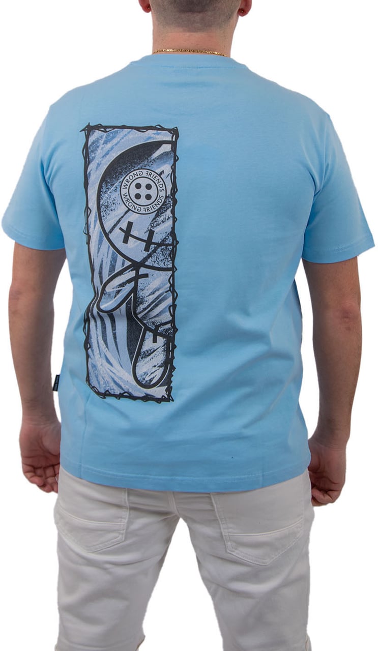 Wrong Friends Cabri T-Shirt Blauw