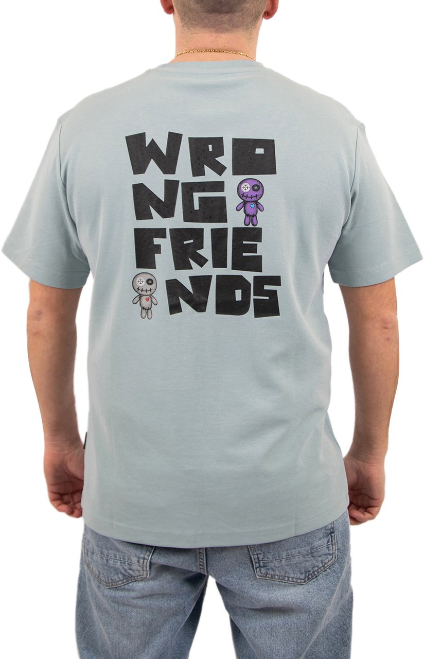 Wrong Friends Ontario T-Shirt Regular Fit Blauw