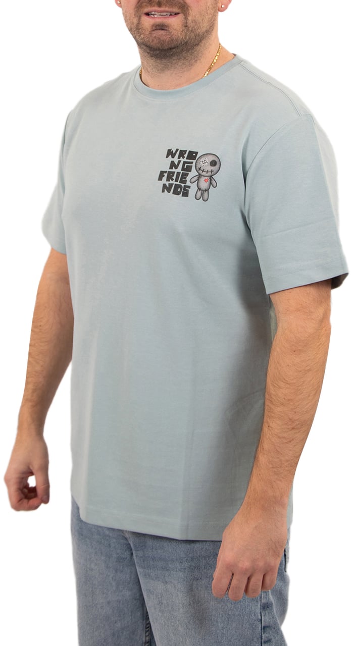 Wrong Friends Ontario T-Shirt Regular Fit Blauw