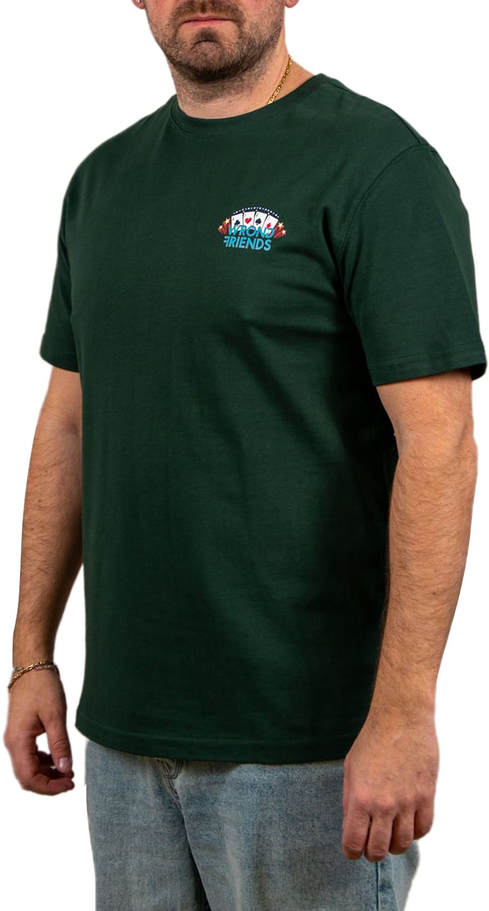 Wrong Friends LAS VEGAS Sloan T-Shirt Groen