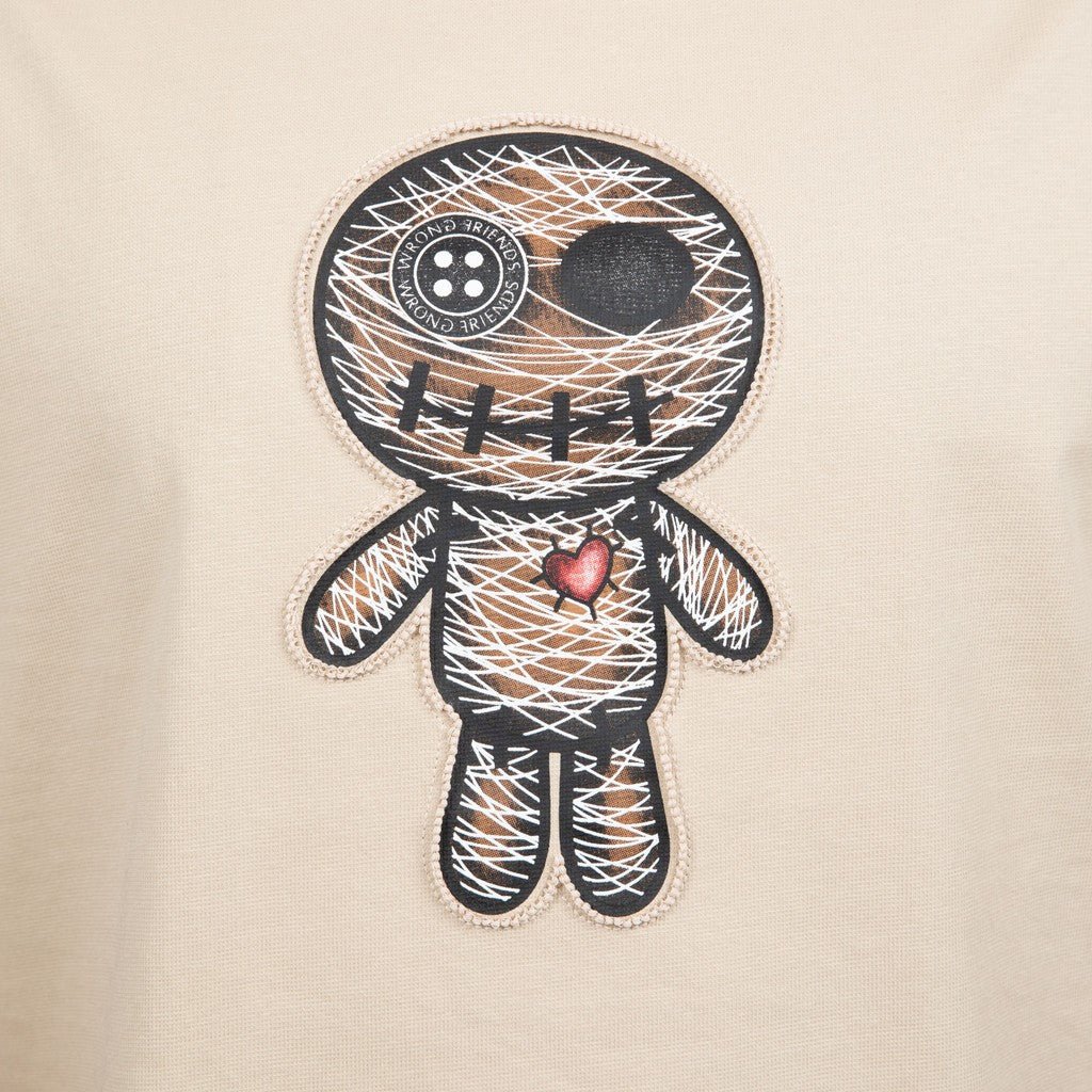 Wrong Friends ASTORIA T-SHIRT - BEIGE Beige