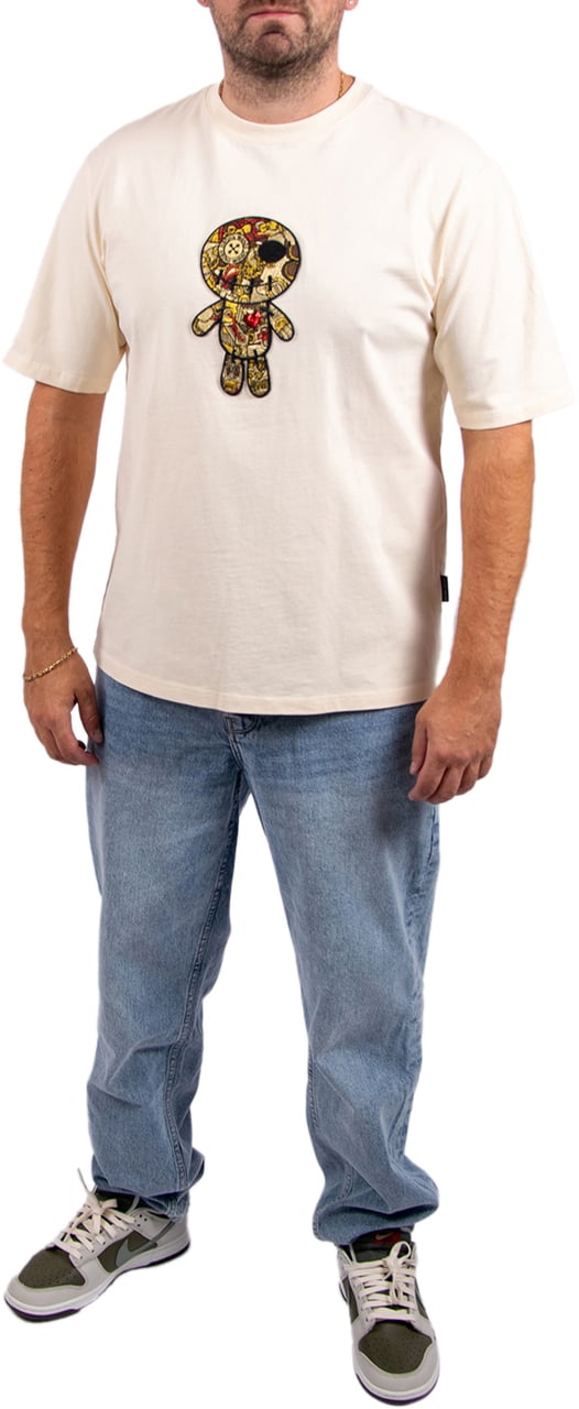 Wrong Friends Ennis T-Shirt Relaxed Fit Beige
