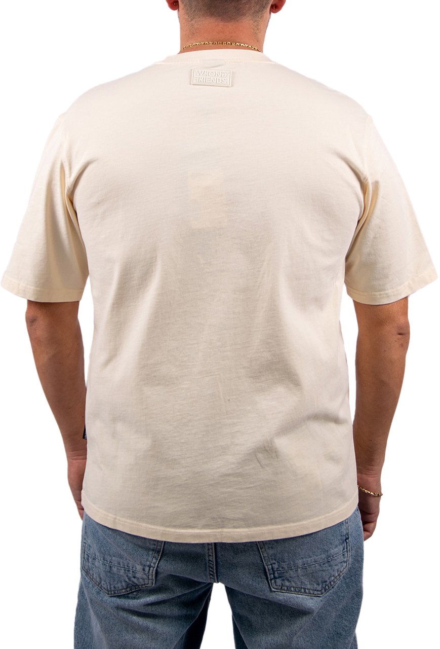 Wrong Friends Ennis T-Shirt Relaxed Fit Beige