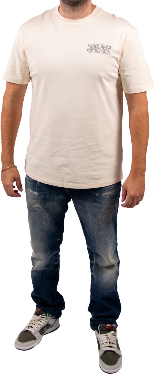 Wrong Friends Wrong Friends Walden T-Shirt Regular Fit Beige