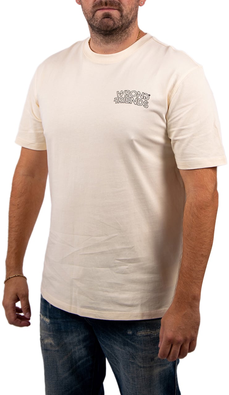 Wrong Friends Walden T-Shirt Regular Fit Beige