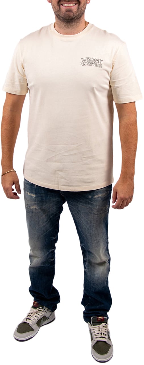 Wrong Friends Walden T-Shirt Regular Fit Beige